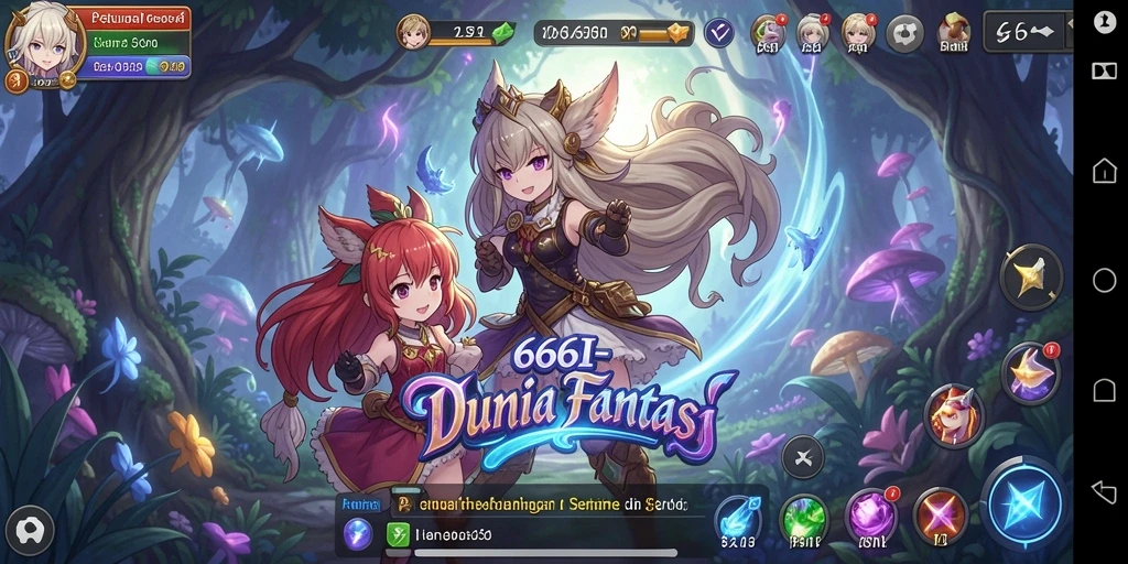 Gameplay <strong>666I</strong> menunjukkan aksi karakter anime yang mendebarkan.