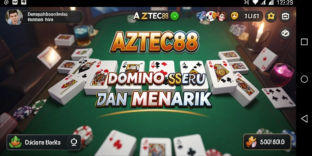 Tampilan aksi mendebarkan dalam gameplay AZTEC88 yang unik.