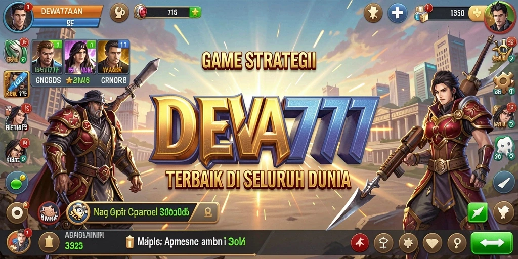 Tampilan gameplay menarik dalam DEWA777 untuk penggemar game SLG.
