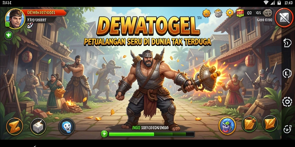 Gameplay seru di DEWATOGEL yang menampilkan petualangan menantang.