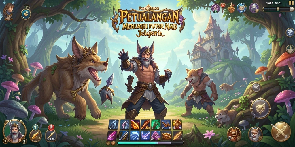 Tangkapan layar utama HARAPJP menampilkan aksi pertarungan yang mendebarkan.