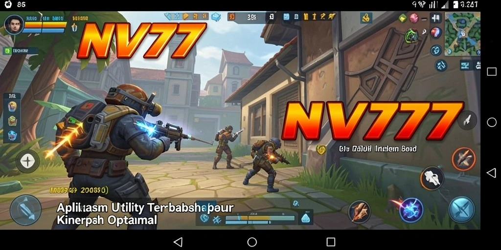 Tampilan antarmuka NV77 yang simple dan efektif untuk optimasi.