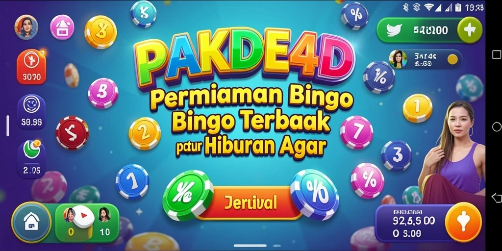 Tampilan menarik dari gameplay Bingo PAKDE4D yang seru.