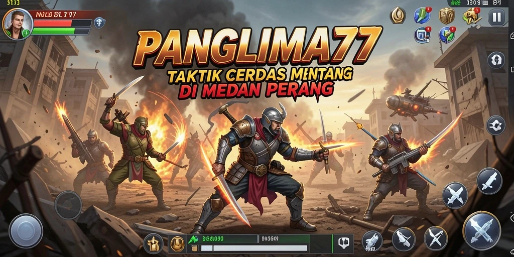 Tampilan gameplay seru dalam PANGLIMA77 dengan strategi yang mendebarkan.