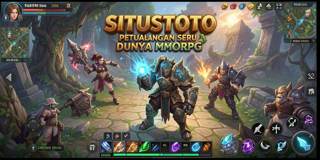 Tampilan gameplay mencolok di SITUSTOTO, menjanjikan pengalaman MMORPG yang mendebarkan.