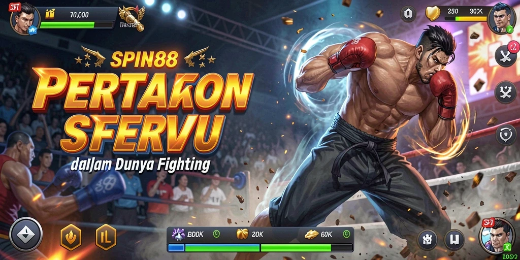Gameplay SPIN88 menampilkan pertarungan seru dengan karakter beragam.