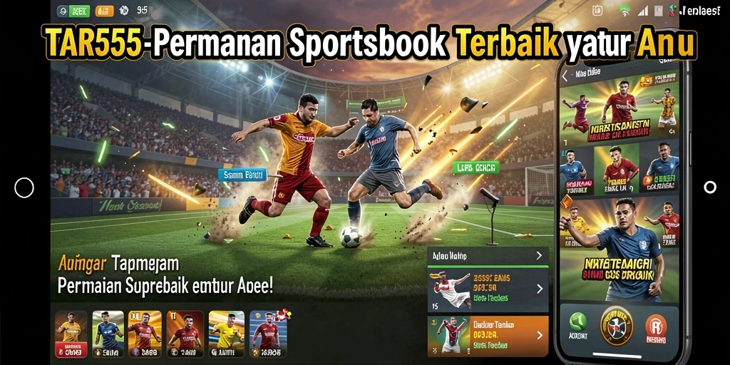 Tampilan screenshot TAR555 yang menampilkan pengalaman taruhan olahraga.